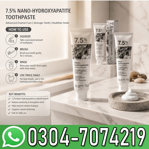 Holydeer 7.5% Nano Hydroxyapatite Toothpaste in Pakistan
