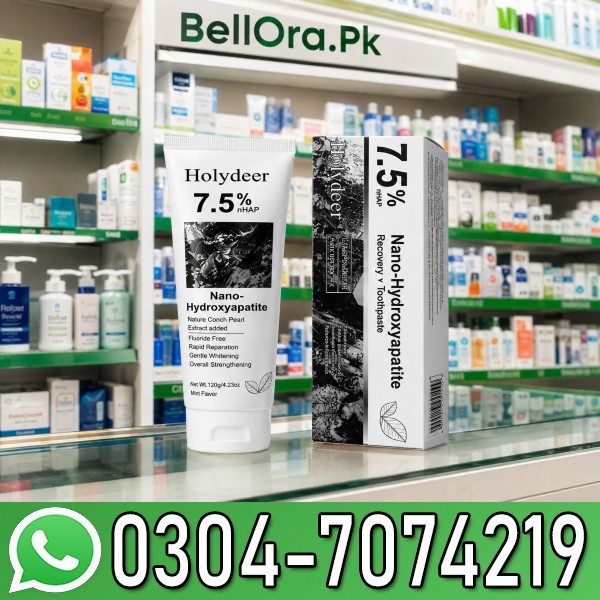 Holydeer Recovery Toothpaste 7.5 Nano Hydroxyapatite in Pakistan