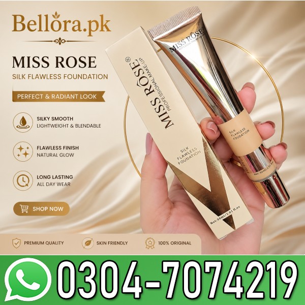 Miss Rose Silk Flawless Foundation in Pakistan