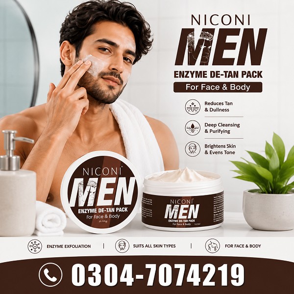 Niconi Men Enzyme De Tan Cream in Pakistan