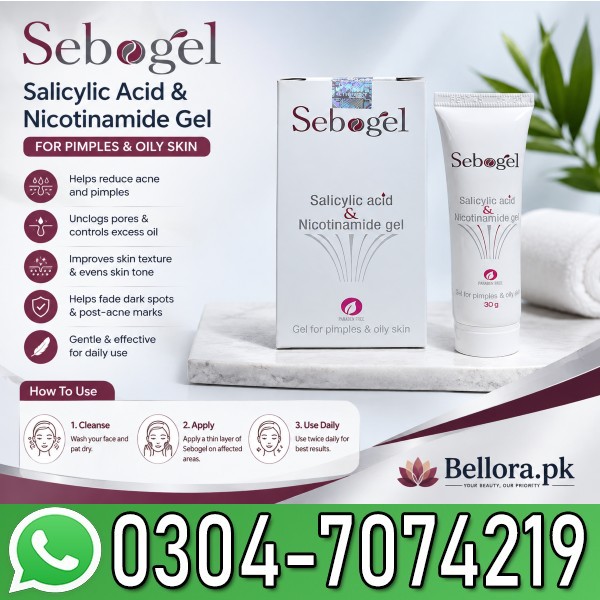 Sebogel Salicylic Acid & Nicotinamide Gel in Pakistan